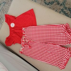 NEW kids gaucho pant set